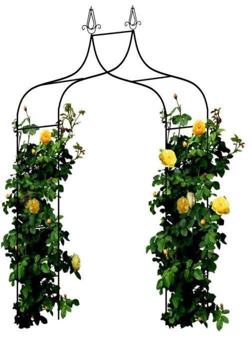 Vchodová oblouková pergola oblouk na růže 6078