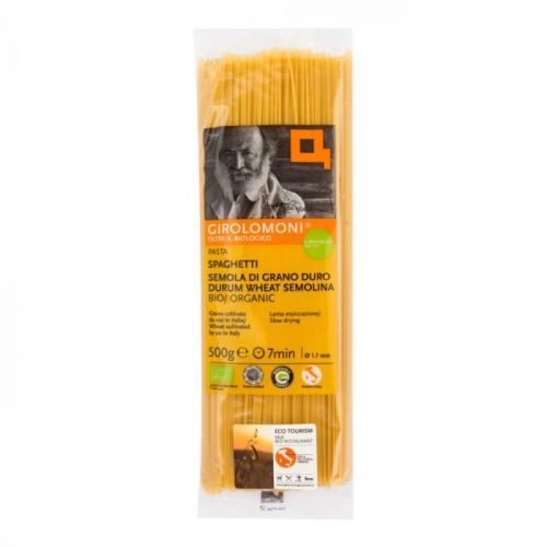 Těstoviny špagety semolinové 1,7 mm 500 g BIO GIROLOMONI