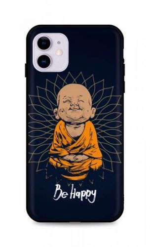 Kryt TopQ iPhone 11 silikon Be Happy 48887