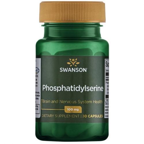 Swanson Phosphatidylserine (fosfatidylserin) 100 mg, 30 kapslí