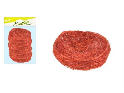 MFP hnízdo sisal 5cm 6ks - hnědé