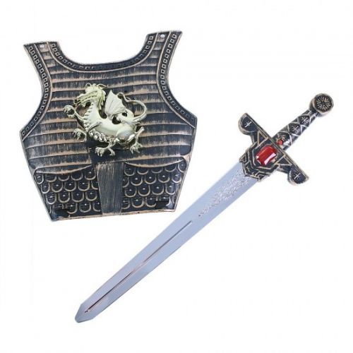 Rytířský meč se zvukem a štítem - 197572