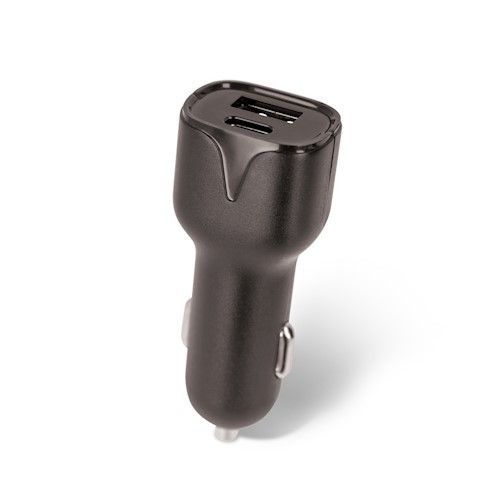 setty. Sette USB + type-C car charger 2,4A black