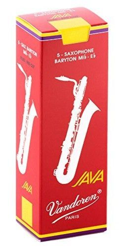 Vandoren SR343R JAVA  Filed - Red Cut - Baryton Saxofon 3.0