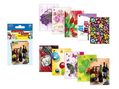 MFP jmenovky na dárky srdečné 10ks