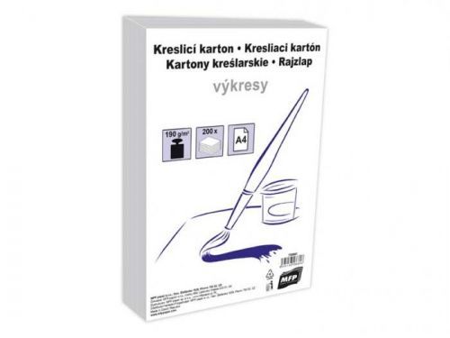 MFP kreslící karton A4 200 listů 190g
