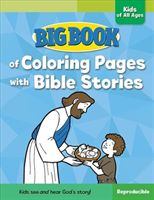 Big Book of Coloring Pages with Bible Stories for Kids of All Ages (Cook David C.)(Paperback)