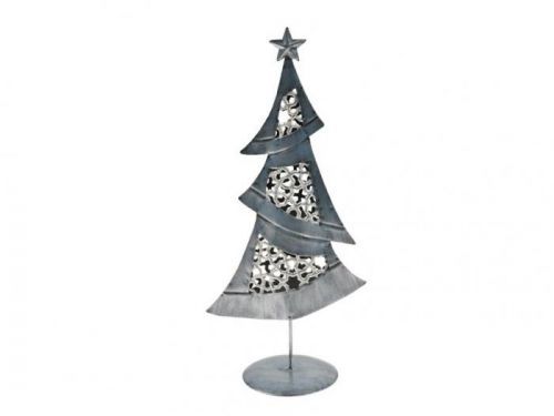 MFP stromek plech 37cm - stříbrný