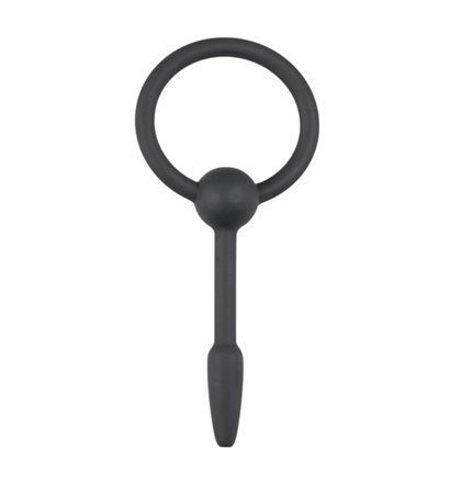 Silikonový dilátor SINNER GEAR s očkem černý 095 Sinner Gear