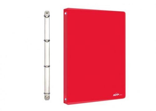 MFP pořadač M 4-kroužek červený PP A4