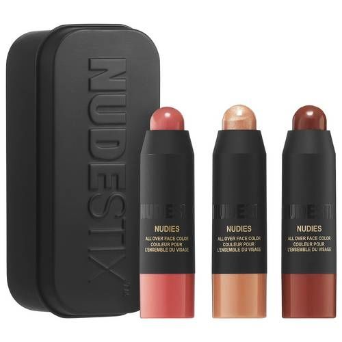 NUDESTIX - Mini Nudies Blush, Bronze, Glow Kit - Sada na oči, tváře a rty