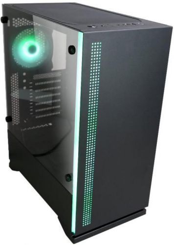 ZALMAN case Zalman miditower S5 Black, ATX/mATX/Mini-ITX, bez zdroje, 1×RGB ventilátor, USB3.0 (S5 Black)