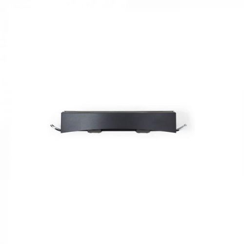 Černá nástěnná samodržící polička Compactor Clever Flip Shower Shelf