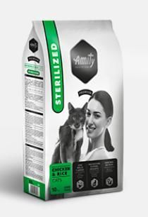 AMITY premium cat STERILISED chicken/rice - 1,5kg