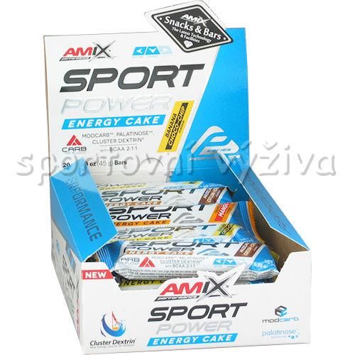 Amix Performance Series 20x Sport Power Energy Snack Bar 45g