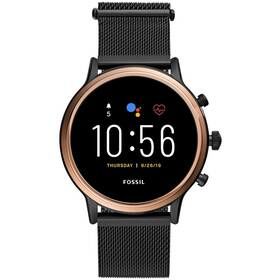 Fossil FTW6036 HR - Black stainless steel (FTW6036_Female_mash black)