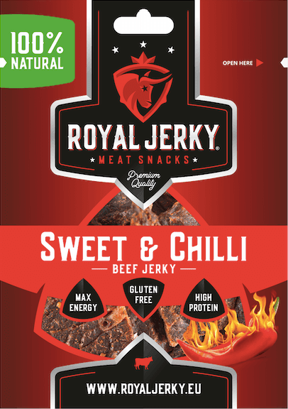 Royal Jerky Beef Sweet&Chilli 22g