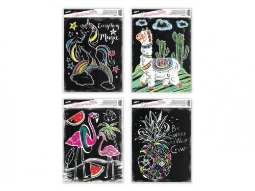 MFP okenní fólie černé ED001 30x42cm