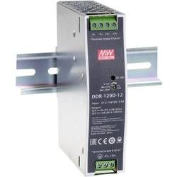 DC/DC měnič napětí na DIN lištu Mean Well DDR-120B-12, 1 x, 12 V/DC, 10 A, 120 W