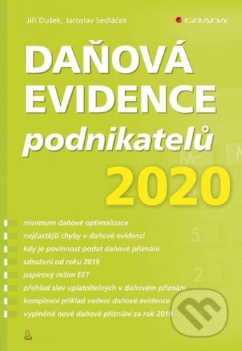 Daňová evidence podnikatelů 2020 - Jiří Dušek, Jaroslav Sedláček