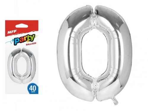 MFP balónek č. 0 nafukovací fóliový 40 cm