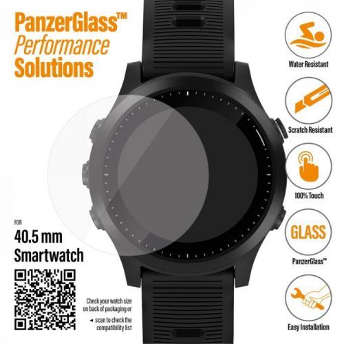 PanzerGlass SmartWatch pro různé typy hodinek, 40,5 mm čiré (3615)