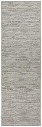 BT Carpet - Hanse Home koberce Běhoun Nature 104265 Cream/Grey - 80x150 cm Bílá