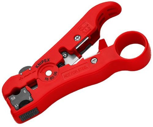 Nástroj odizolovací na koaxiální a datové kabely Knipex 16 60 06 SB