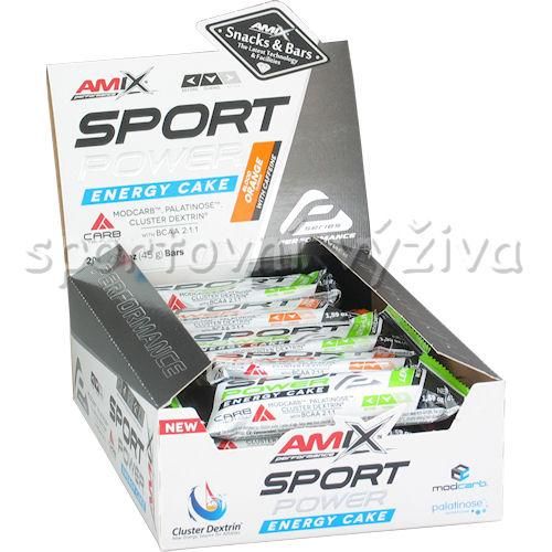 Amix Performance Series 20x Sport Power Energy Snack With Caffein 45g