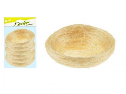 MFP hnízdo sisal 7cm 6ks - natur