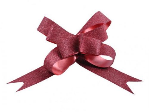 MFP stahovací stuha červená glitr 1,9/50