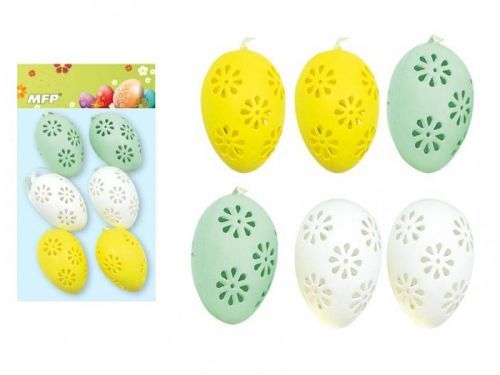 MFP vajíčka plast 6cm/6ks mix S180259G