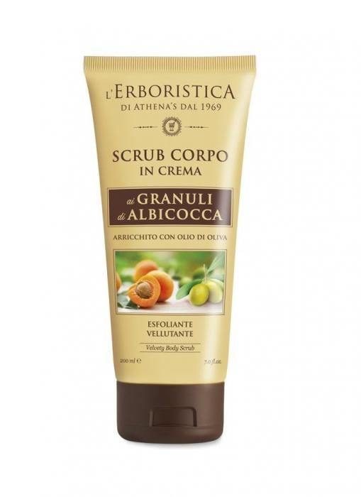 ERBORISTICA Tělový peeling s kokosovým olejem a tahitským monoi a meruňkovými peckami 200 ml