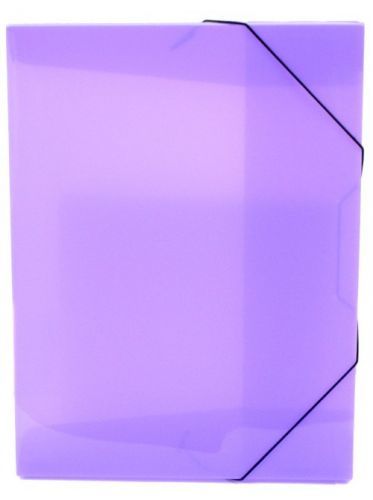 Krabice s gumou A4 Karton P+P - Lines - fialová - 2-513