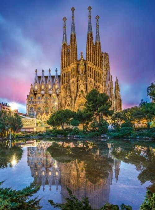 Clementoni Puzzle 500 dílků Sagrada Familia, Barcelona