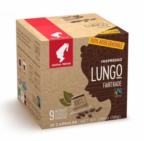 Julius Meinl  Kompostovatelné kapsle Inspresso Lungo Fairtrade