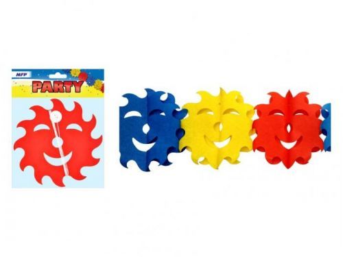 MFP girlanda papír G05 slunce 4m (17 x 17 cm)