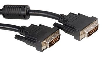 DVI kabel, DVI-D dual link, M-M, 10m s ferity Roline