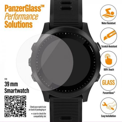PanzerGlass SmartWatch pro různé typy hodinek, 39 mm čiré (3604)