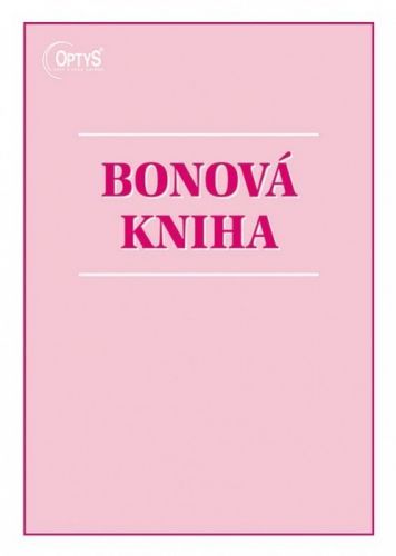 Optys 1264 Bonová kniha A4