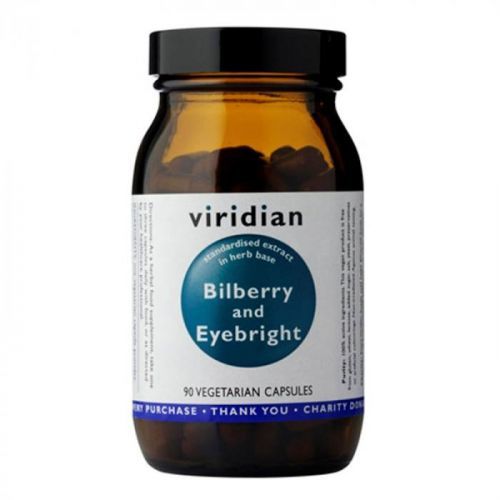 Viridian  Bilberry and Eyebright 90 kapslí (Borůvka a Světlík lékařský pro kondici zraku)