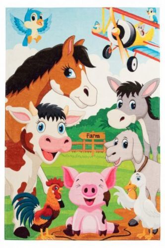 Obsession koberce Dětský kusový koberec Juno 472 Farm - 120x170 cm Vícebarevné