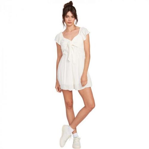 šaty VOLCOM - Coco Ss Romper White (WHT) velikost: L