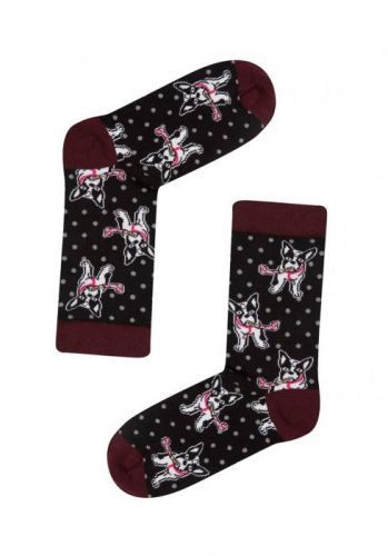 Dámské ponožky John Frank WJFLSFUN19-22 UNI Černá