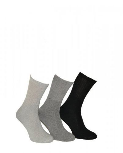 E&E  024 A'5 5-pack pánské ponožky 39-42 světle šedá