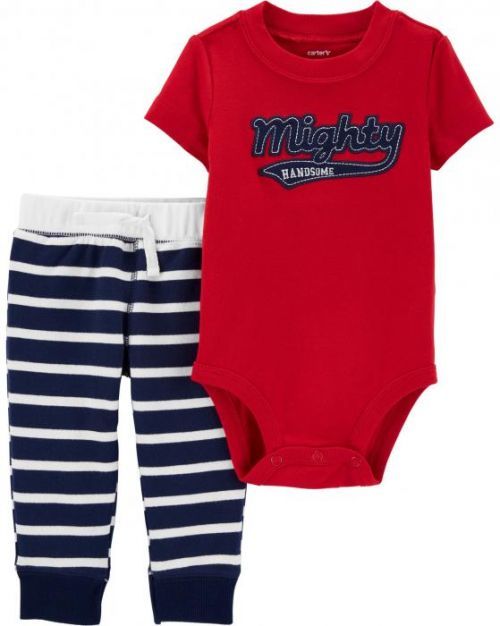 CARTER'S Set 2-dílný body, kalhoty Handsome chlapec 6m, vel. 68