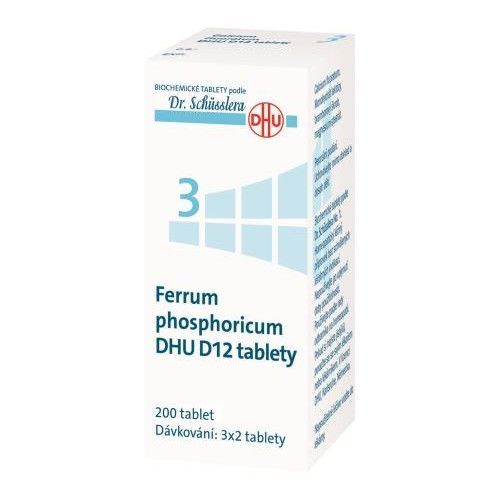 FERRUM PHOSPHORICUM DHU D5-D30 neobalené tablety 200
