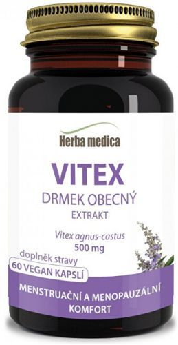 HerbaMedica Vitex - Drmek obecný 500 mg - 60 pilulek