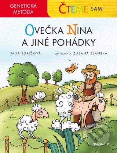 Čteme sami - genetická metoda: Ovečka Nina a jiné pohádky - Jana Burešová, Zuzana Slánská (ilustrátor)