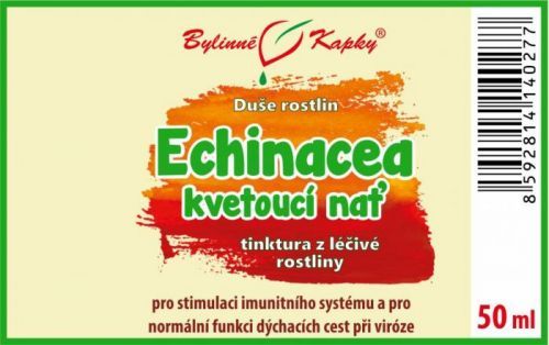 Echinacea (třapatka) kvetoucí nať (bylinné kapky - tinktura) 50 ml